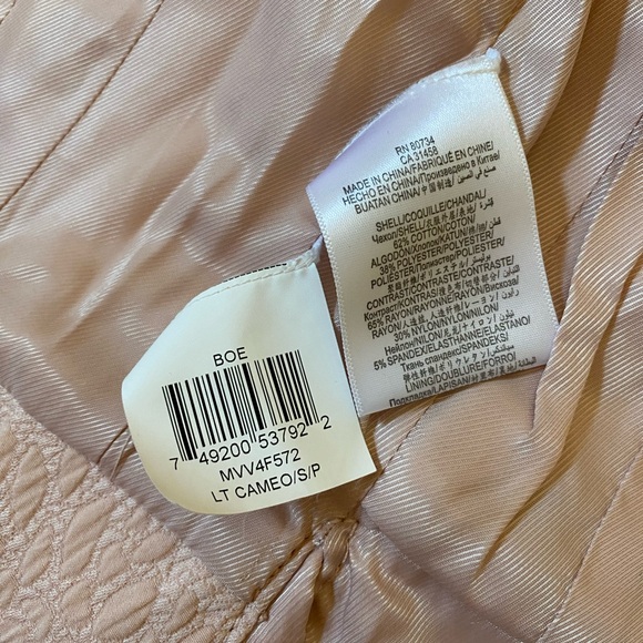 BCBGMaxAzria pink zippered, tailored blazer jacket - Picture 17 of 17